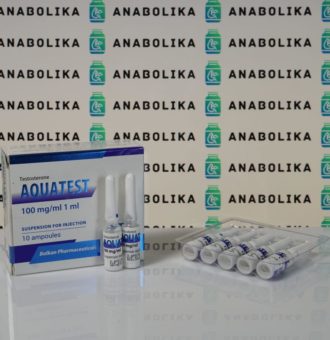 Verpackung Aquatest 100 mg Balkan Pharmaceuticals