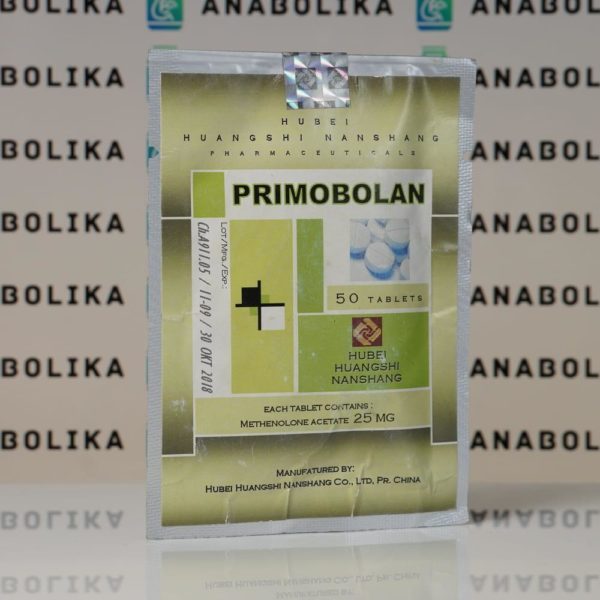 Verpackung Primobolan (Methenolone Acetate) 25 mg Hubei Huangshi Nanshang